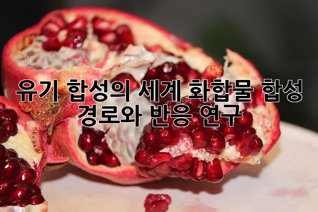 유기 합성의 세계: 화합물 합성 경로와 반응 연구