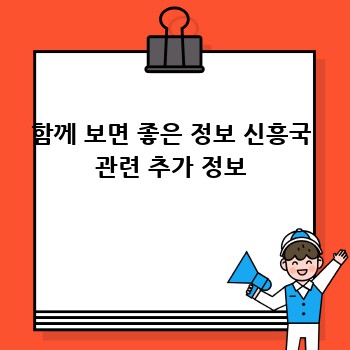 함께 보면 좋은 정보 신흥국 관련 추가 정보