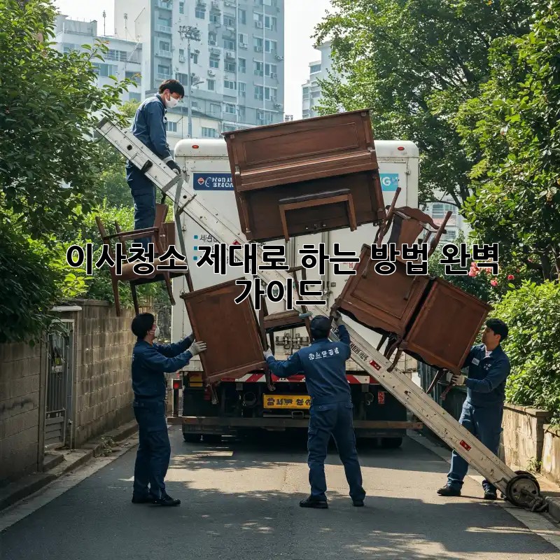 이사청소, 제대로 하는 방법! 완벽 가이드