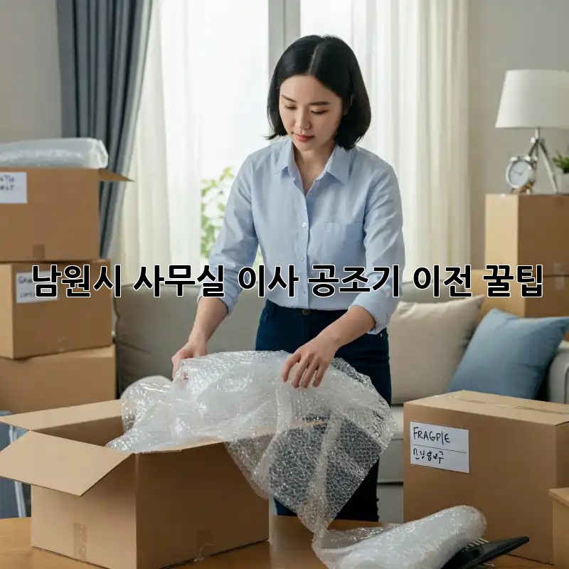 남원시 사무실 이사, 공조기 이전 꿀팁!