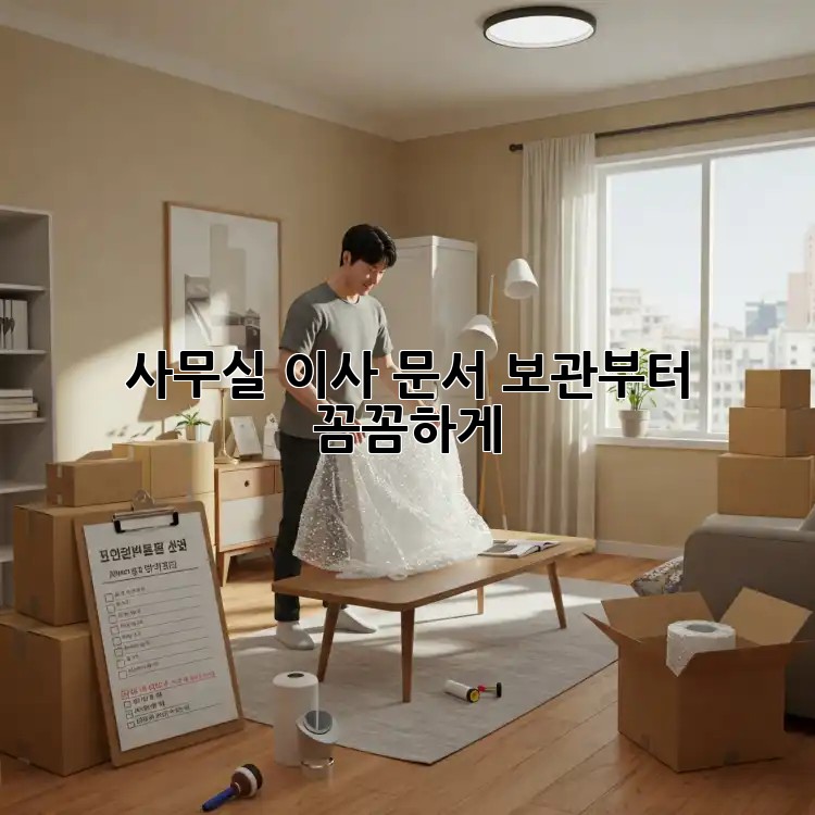 사무실 이사? 문서 보관부터 꼼꼼하게!