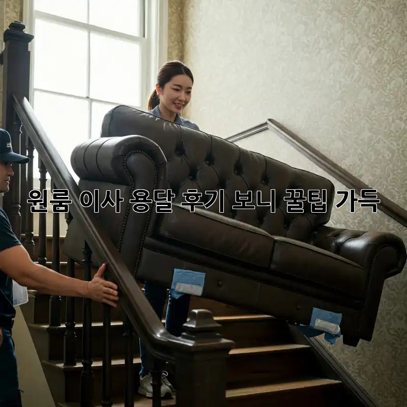 원룸 이사 용달, 후기 보니 꿀팁 가득!