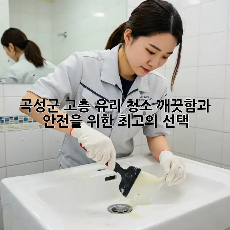 곡성군 고층 유리 청소: 깨끗함과 안전을 위한 최고의 선택!