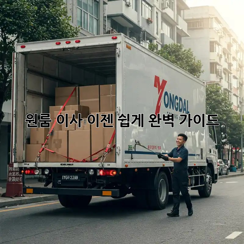 원룸 이사, 이젠 쉽게! 완벽 가이드